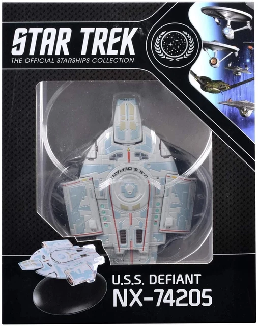 Star Trek - U.S.S. Defiant NX-74205 Starship (Box Display Edition) - Star Trek Official Starships Collection by Eaglemoss Collections