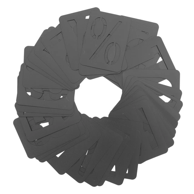 STENCIL SET CRAFT Stencils Number Spray Template Ruler Small Letters £8 ...