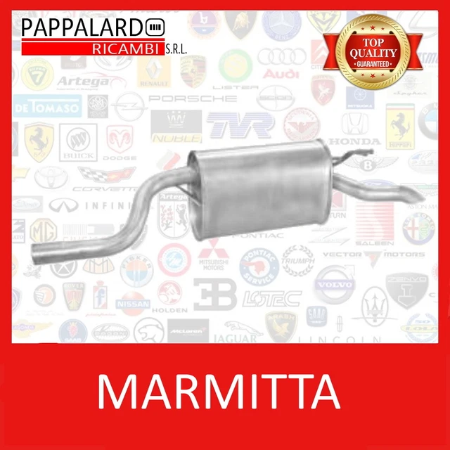 Sigam 13656 Marmitta Silenziatore Posteriore Per Fiat Punto 188 1.2 16V - Foto 4