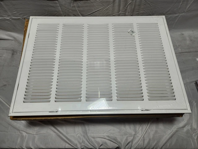 5PK CASE LOT TruAire 24" x 16" White Return Air Filter Grille 190 24.44