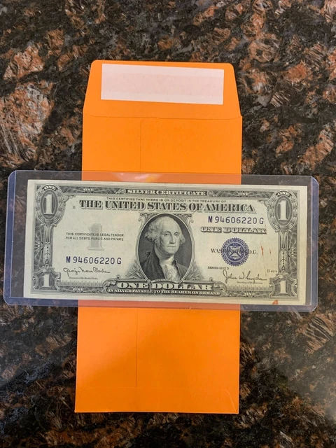 One Dollar 1935D Silver Certificates az a same picture Exactly