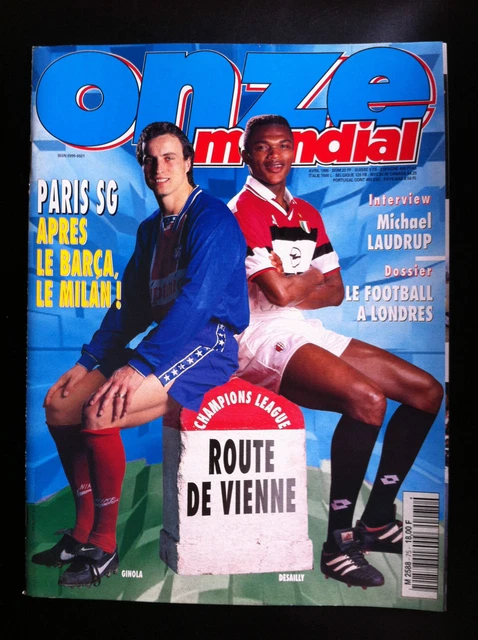 POSTER ONZE MONDIAL - Danijel Ljuboja Psg - Peguy Luyindula Lyon EUR 2,99 - FR