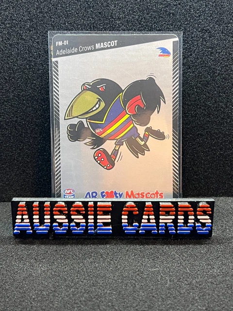 Crows Maxcot 2024 AFL TEAMCOACH Silver Ar Footy Mascots - Adelaide Crows Mascot Fm01 ...