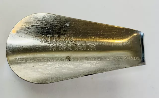Allen Edmonds Metal Shoe Horn - Stainless Steel Vintage USA