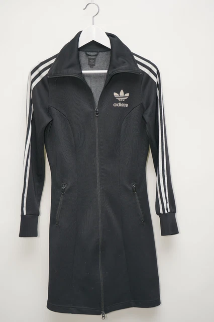 ADIDAS ORIGINALS JACKE Sweatkleid Mantel Kleid Vintage Damen Gr. 38 EUR 64 90 PicClick DE