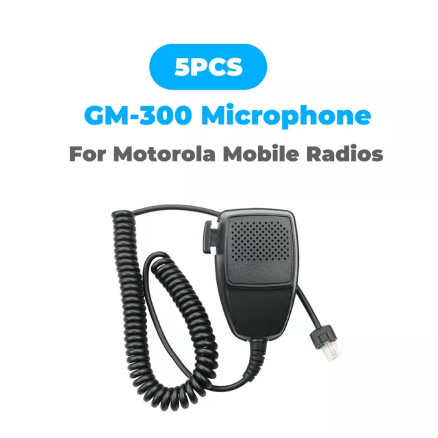 5PC 8 pin HMN3596A Car Mobile Radio Speaker Mic for Motorola GM950 GM300 PRO5100