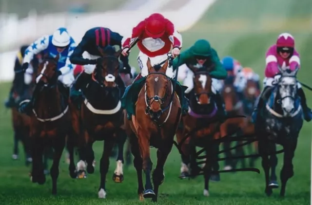 Sam Twiston-Davies Hand Signed Ballyandy 6x4 Photo Horse Racing Autograph