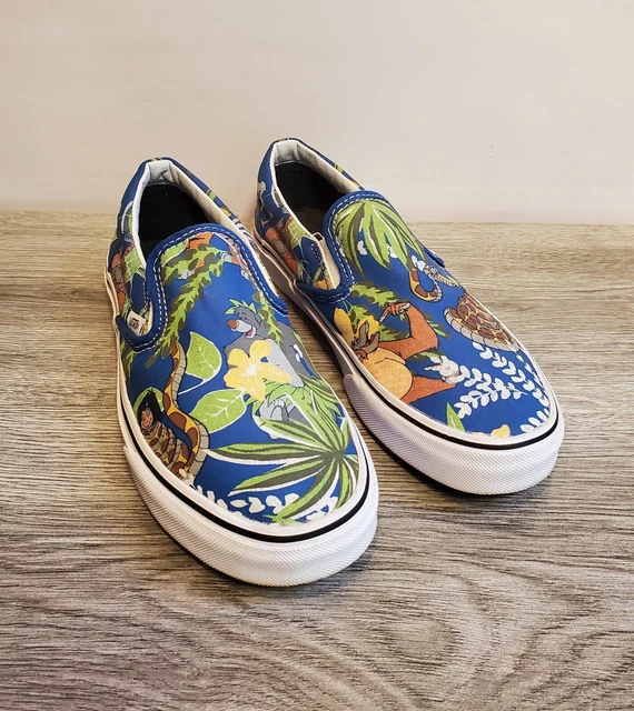 Vans X Disney Jungle Book Limited Edition Trainer Slip On Ladies Size Uk 5 EU 38