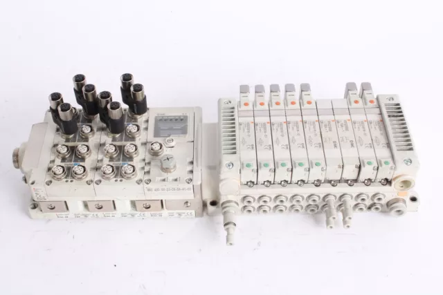 SMC EX600-SEN1 Serial Interface Unité + 2x EX600-DXPD+EX600-ED3+2x VQC2401N-51