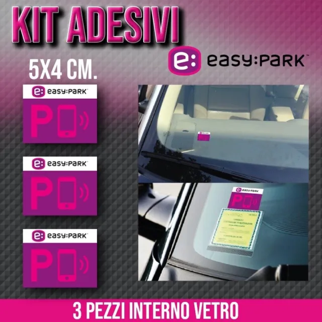 ADESIVO EASY PARK da Interno Vetro Sticker Sosta Easypark SPEDIZIONE RAPIDA  EUR 4,70 - PicClick IT