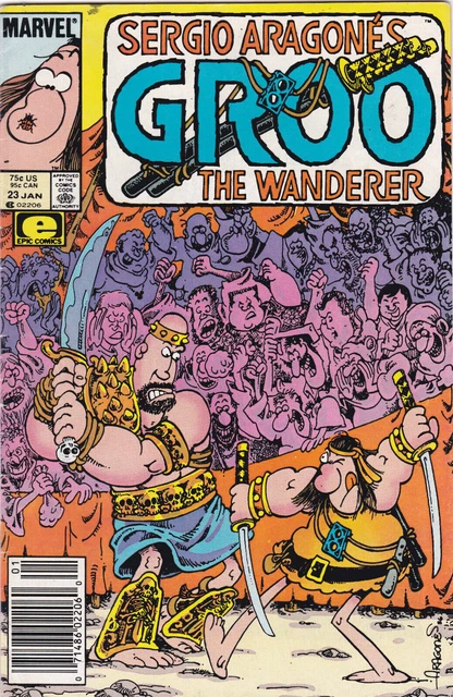 Groo The Wanderer # 23 Comic Book Sergio Aragones Marvel Comics 1988,Newsstand