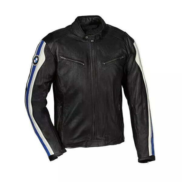 BMW Motorrad Lederjacke Herren Leder Biker Jacke Biker Lederjacken Rennen 48-58