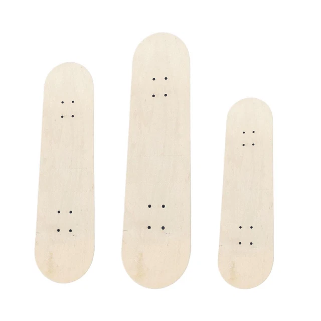 DIY WOODEN BLANK Skateboard Unfinished Decks for Kids Toy Smooth