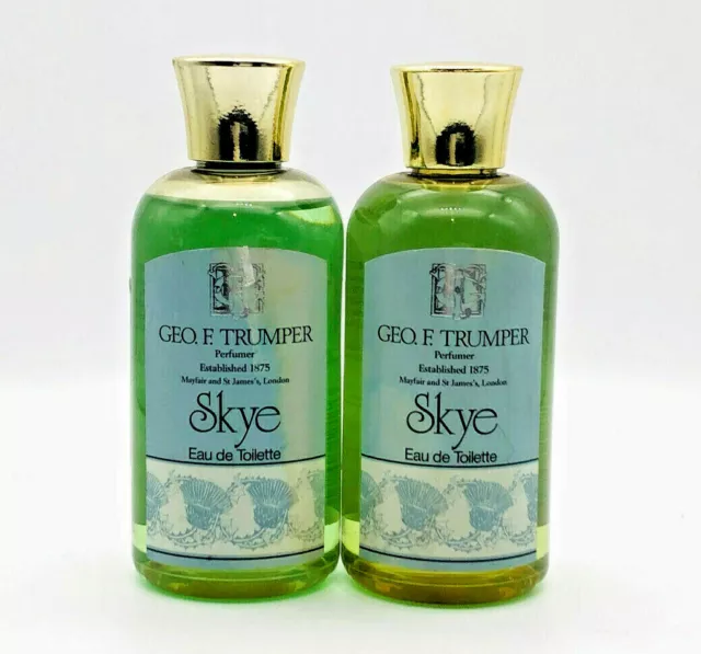 Stock 2X GEO F TRUMPER Skye Sky Parfum Cologne Homme Vintage 2 x 100 ML Rare