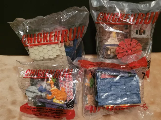 Chicken run burger king toys hot sale