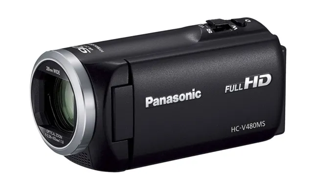 Panasonic HD Videokamera V480MS 32GB Schwarz HC-V480MS-K Neu IN Karton