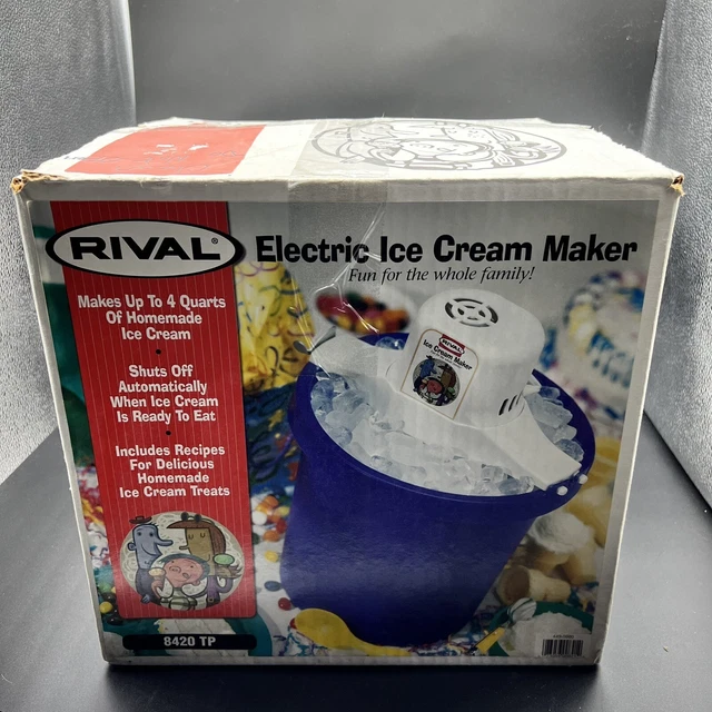 Rival electric ice top cream maker recipes