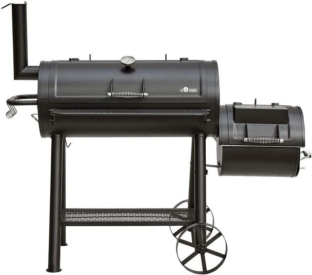 El Fuego Holzkohlegrill Buffalo Räuchergrill Smoker Grill BBQ  Barbecue AY0568