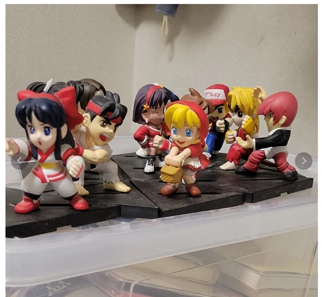 Street Fighter KOF Capcom vs SNK figure mini doll set 11 Ryu Chun Li Japan p1