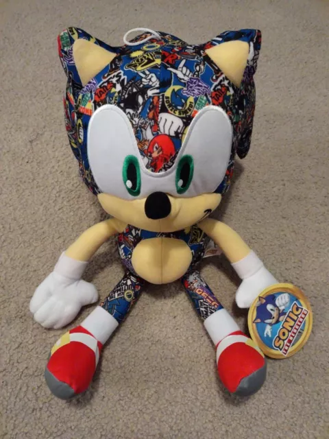 Sonic Lord X Plush Evil Sonic Stuffed Plush Doll Ideal Collection 12 NWOT