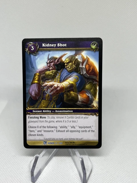 Kidney Shot - Fields of Honor - World of Warcraft TCG WOW