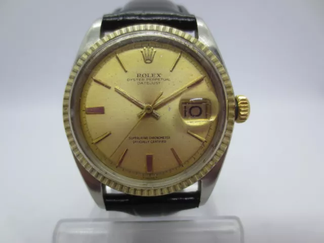 Rolex Oyster Perpetual Datejust 1601 Cal.1560 14Kyg/Stainless Steel Mens Watch Rolex Oyster Perpetual Datejust 1601 Cal.1560 14Kyg/Stainless Steel Mens Watch