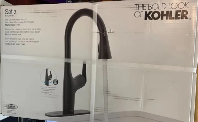 Brand New Kohler Safia 1-Handle Pull Down Sprayer Kitchen Faucet