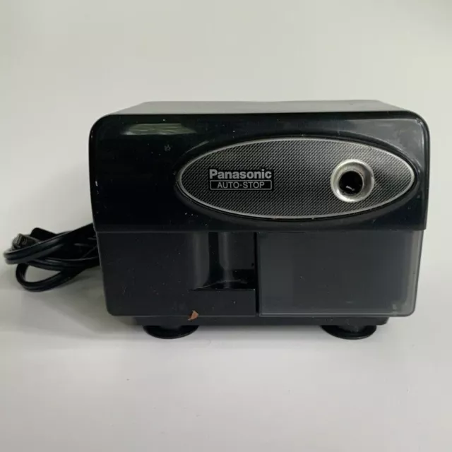 Panasonic Auto Stop Electric Pencil Sharpener KP-310 Black