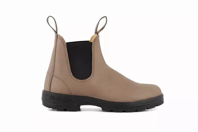 BLUNDSTONE 2105 STIVALI Chelsea unisex neri in pelle arcobaleno