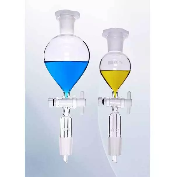 Chemistry Lab Supply Borosilicate Separating Funnel 60ml-1000ml Glassware Sph au