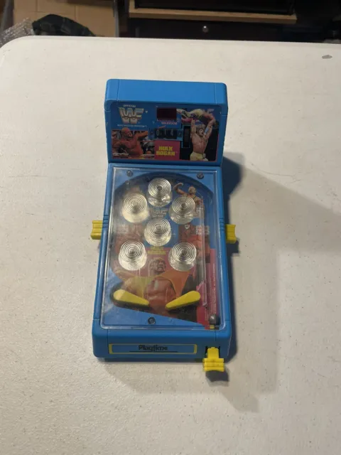 WWF pinball machine 1988 playtime. VERY RARE. WORKING!