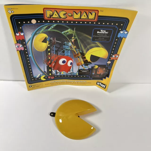 NEW Knex Pac Man Roller Coaster Replacement PLASTIC PACMAN PIECE ONLY 3310064