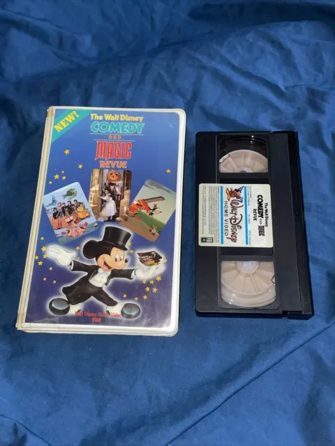 Vhs The Walt Disney Comedy And Magic Revue  Clamshell  Tested  1985 Htf