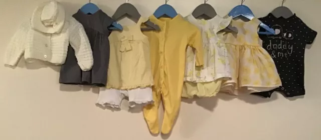 Pacchetto di abbigliamento per bambine età 0-3 mesi miniclub successivo cura materna