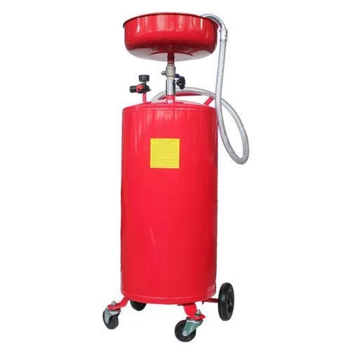 Automotive Waste Oil Change Drain 20 Gallon Fluid Fuel Transfer Tank Portable