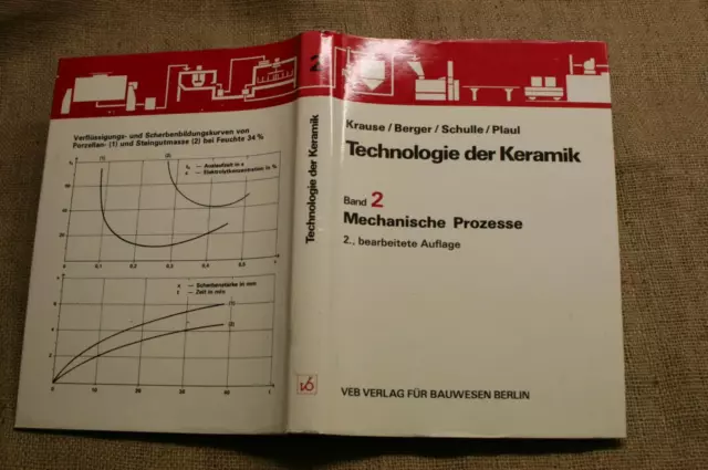 Fachbuch Keramiker Keramik Rohstoffe herstellen Formgebung Trocknung Veredeln