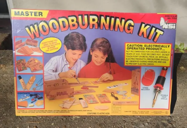 Master Woodburning Kit NSi 1993 Vintage Sellado