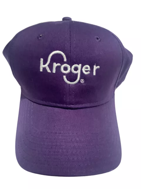 Kroger Hat / Cap - Adjustable - Embroidered - Purple