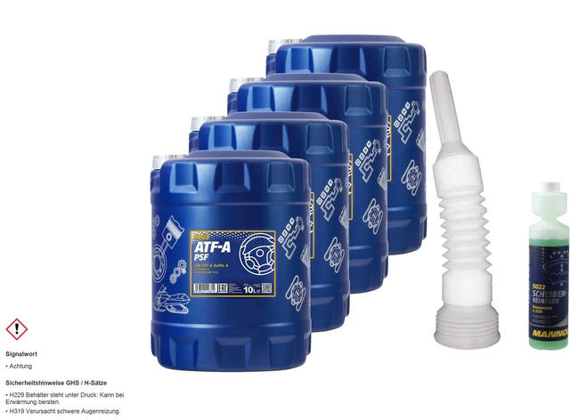 40L mannol Huile pour Boîte à Vitesse Automatique Atf-A Psf Équipement Öll Incl.