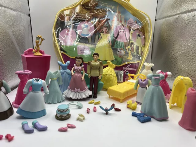 Disney Parks Beauty and The Beast Belle Princess Fashion Set Polly Pocket Style