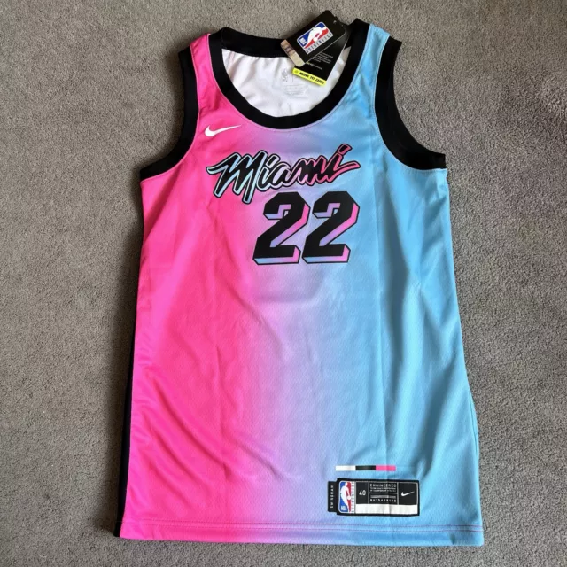 JIMMY BUTLER MIAMI Heat Nike City Edition Swingman Jersey Men s Small CN1742 686 89.99 PicClick UK