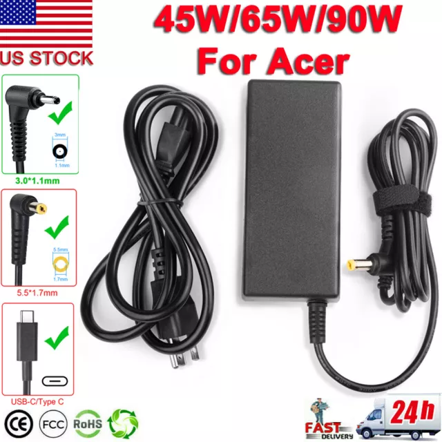 40W/65W AC Adapter Power Supply charger for Acer Aspire Chromebook PA-1450-26