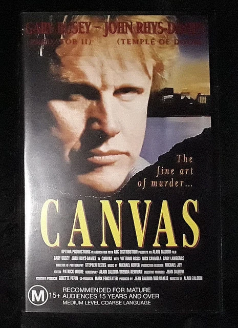 Canvas - Gary Busey - Video VHS