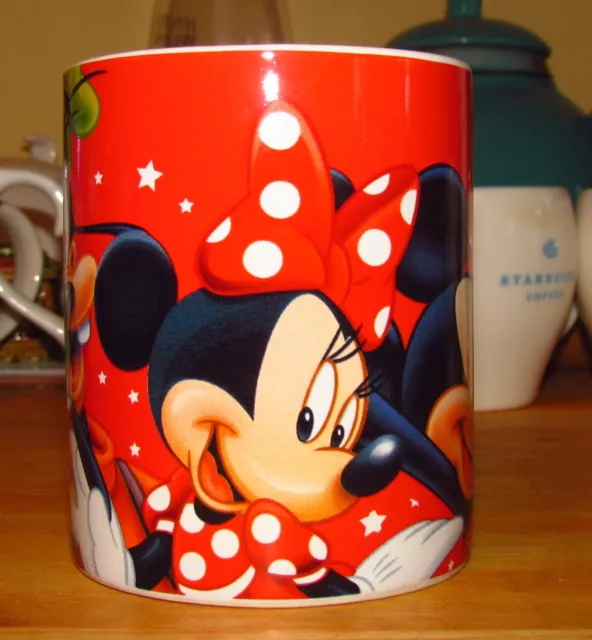 MICKEY MOUSE “Best Friends” Mug Cup with Minnie Mouse DONALD DUCK Goofy & Pluto 3