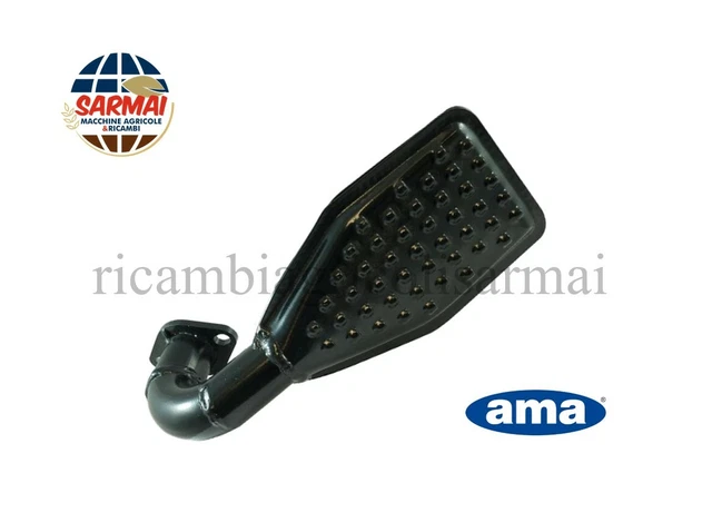 Marmitta Trattore Ama Per Lombardini - Flangia 2 Fori, Interasse 54mm, Altezza 160mm, Made Italy - Foto 8