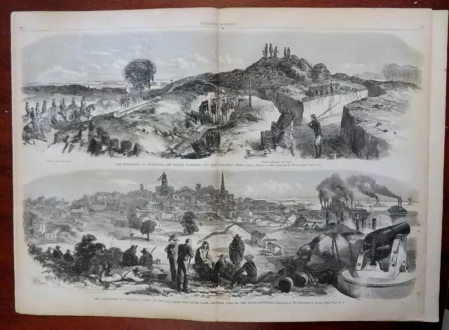 Capture of Vicksburg NYC Riots Harper's Civil War newspaper 1863 complete issue