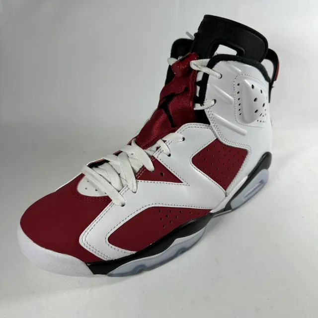 VNDS Nike Air Jordan 6 High Retro Carmine Red White - UK 8.5 *IMMACULATE*