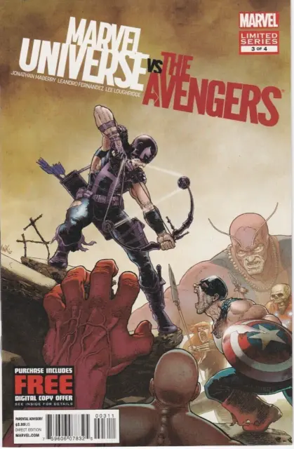 Marvel Universe vs Avengers #3 (of 4) Marvel Comics 2012 Direct Edition NM
