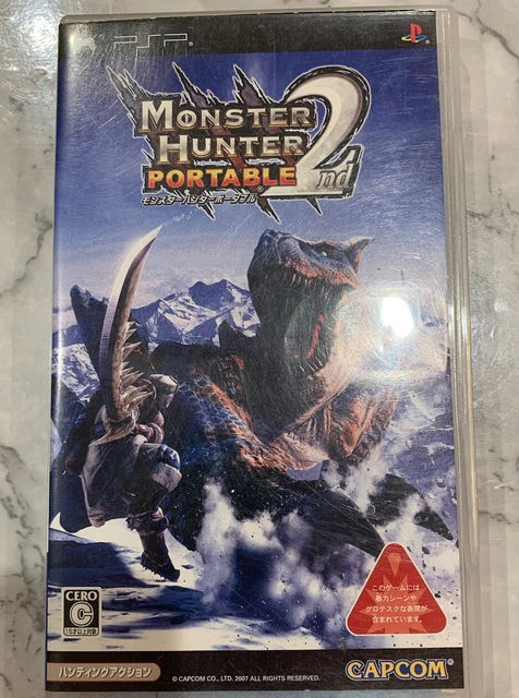 Monster Hunter Portable 2nd Sony PSP PlayStation Portable Japan 100% REGION FREE