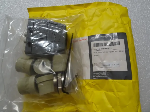 Edwards D37480833 iXH Vacuum Pump Power Connector Kit